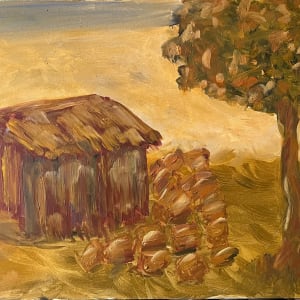 Hay Field & Barn by Henk Jonker