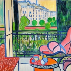 Paris from Inside — study 18 by Karla Cohen