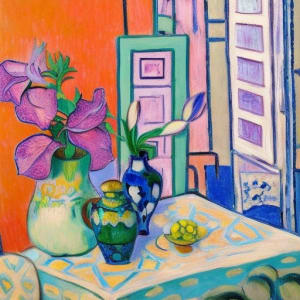 Still Life Floral Study Paris by Karla Cohen