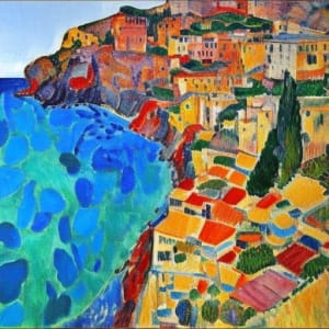 Modern Seascape by Karla Cohen