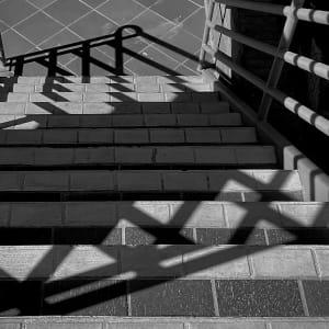 Shadows on Steps by Anat Ambar