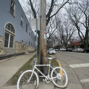 White Bicycle by Anat Ambar 