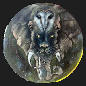 Shamanic Drum by Tabitha Benedict