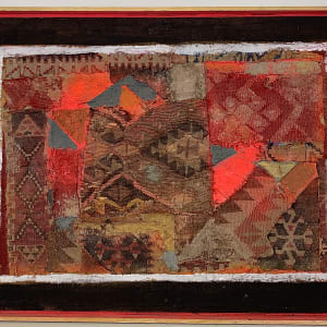 Kilim Series - Orange Glow by Delbert Michel