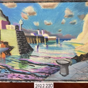 Untitled (Ships in a Harbor) by Michael Lester, Image 1.