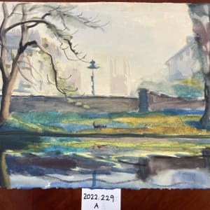 Untitled (Cat in City Park) by Michael Lester, Image 2.