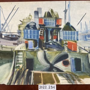 Untitled (Boat scene with Propeller) by Michael Lester, Image 1.