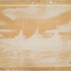 Untitled (Three Docked Blue Warships) by Michael Lester, Image 2.
