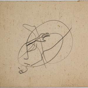 Untitled (Sketch of a Couple Dancing) by Michael Lester, Image 2.