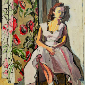 Girl in White Dress (Alternate title: Portrait of Peggy) by Michael Lester