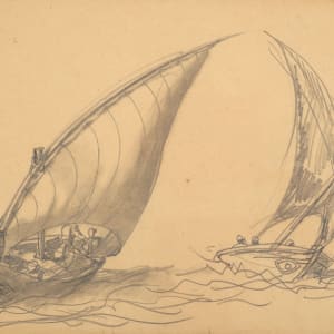 Untitled (Two Sailboats) by Michael Lester, Image 1.
