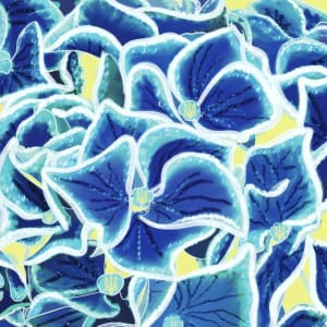 Blue Hydrangeas by Roshni Patel