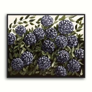 Blue Hydrangeas #7 | Framed by amanda rubenstein 