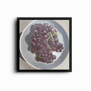 Bowl Of Grapes | Framed by amanda rubenstein 