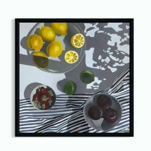 Citrus, Strawberries and Plums | Framed by amanda rubenstein 