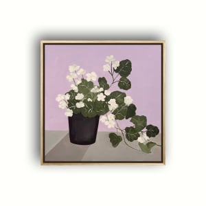 Geraniums | Framed by amanda rubenstein 