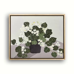 Geraniums #2 | Framed by amanda rubenstein 