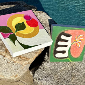 Garden Map #74 Springtime in the Desert by Lynda Keeler 