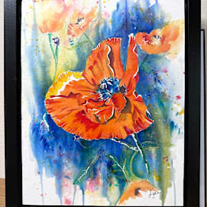 Burst of Flame by Lynn Shield  Image: framed