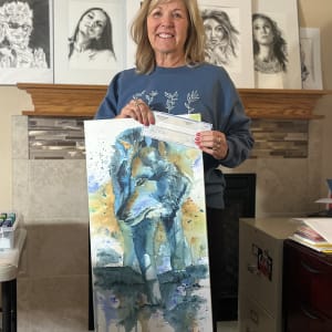 The Wild by Lynn Shield  Image: The Wild with artist Lynn Shield 