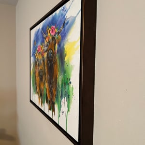 Bridesmaids by Lynn Shield  Image: Side view, framed