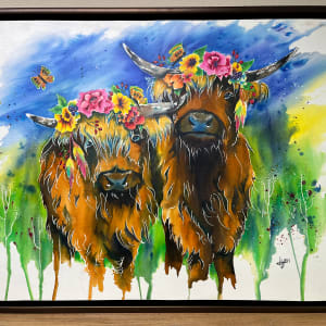 Bridesmaids by Lynn Shield  Image: Front view, framed