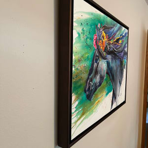 Runaway Bride by Lynn Shield  Image: Side view, framed