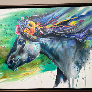 Runaway Bride by Lynn Shield  Image: Front view, framed