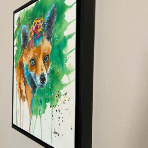 Foxy Lady by Lynn Shield  Image: Side view, framed
