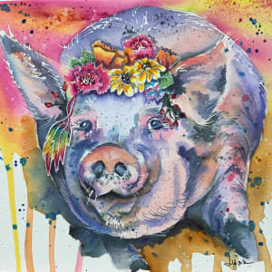 Petunia Pig by Lynn Shield