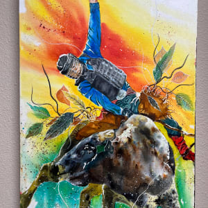 Ride 'Em by Lynn Shield  Image: Ride 'Em - on wall