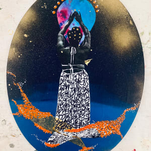 Orquevaux Oval Self Portrait by Courtney Minor