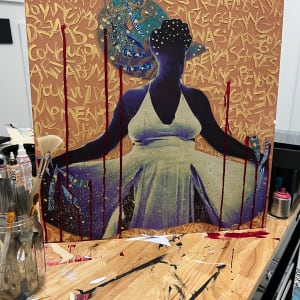 Ocean of Shimmer - a plexiglass study by Courtney Minor