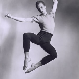 Merce Cunningham, "Leap" by Barbara Brooks Morgan