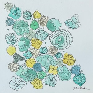 Floral Whimsy - green by Erika Person