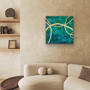 We Are All Connected by Erika Person  Image: Staging by @artroomsapp