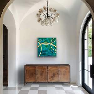 We Are All Connected by Erika Person  Image: Staging by @artroomsapp