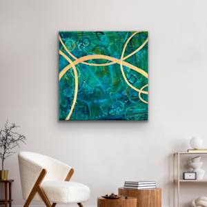 We Are All Connected by Erika Person  Image: Staging by @artroomsapp