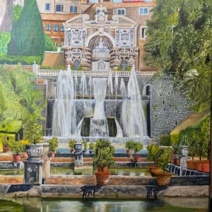 Tivoli  Fountain by Giuseppe Ferreri