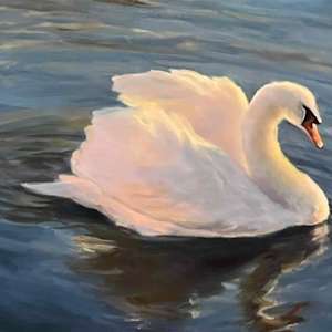 Gliding on Mecox Bay by Deborah Gersony