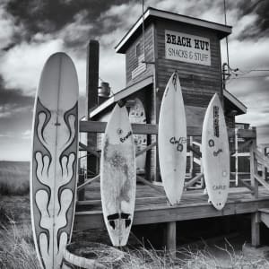 Beach Hut Amagansett by Gerry Gilberti