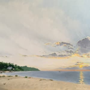 SOUND BEACH SUNSET by Jean Marie Bucich