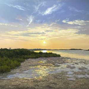 Sunset, Low Tide by David Peikon, Image 1.