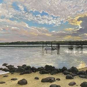 Quiet Harbor by David Peikon