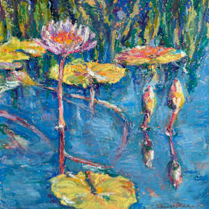 Selby Waterlily Pond by Eileen Baumeister McIntyre
