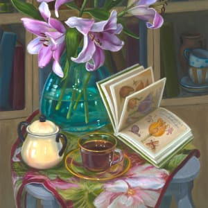 Lilies and Tea by Ellen Hutchinson