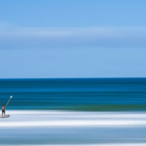 Paddling on the Surf by Andy Small