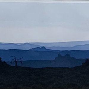 Blue Landscape by Gene Wineland