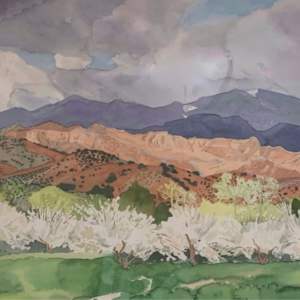 Chimayo Orchard by Joan Foth