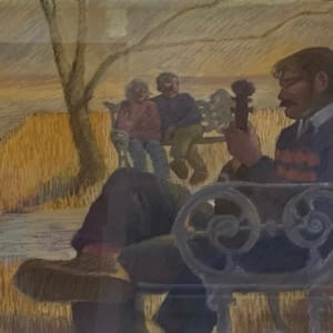 Plaza Restaurant by Anne Rowe